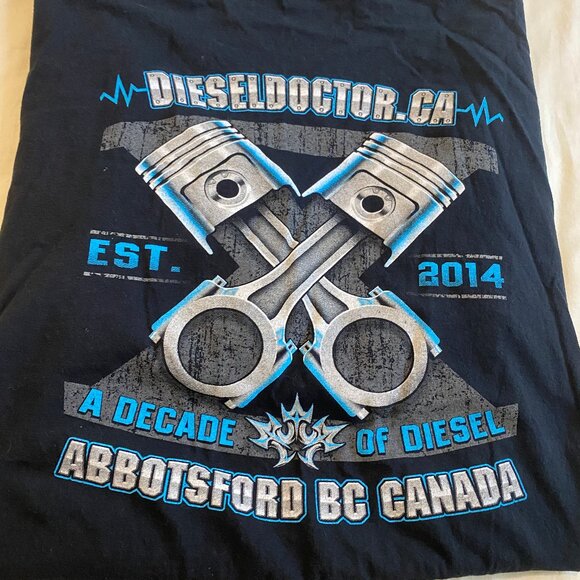 Mens Graphic Tee Black Short Sleeve XL - Picture 1 of 5